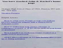 Tablet Screenshot of johnandrachel.net